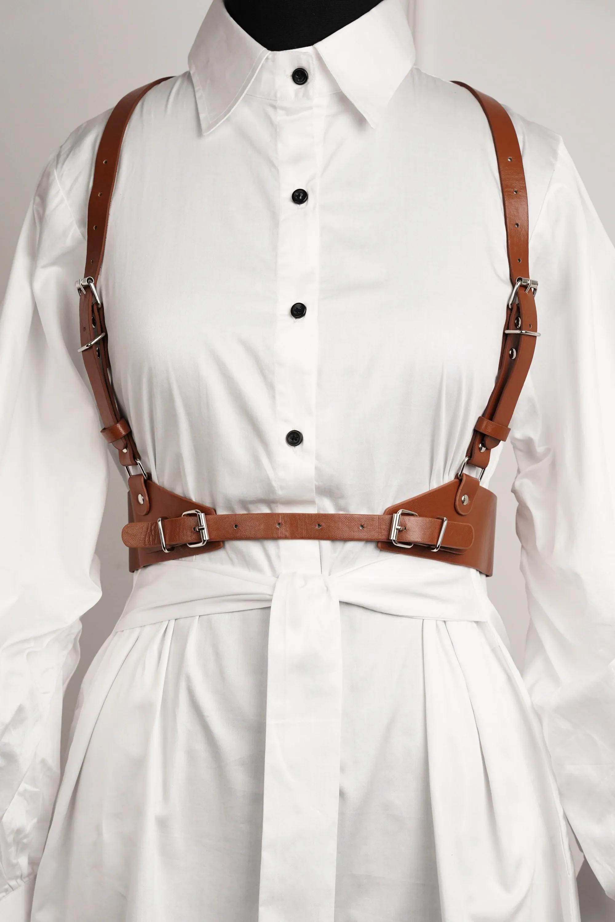 Harness Double Buckle Belt