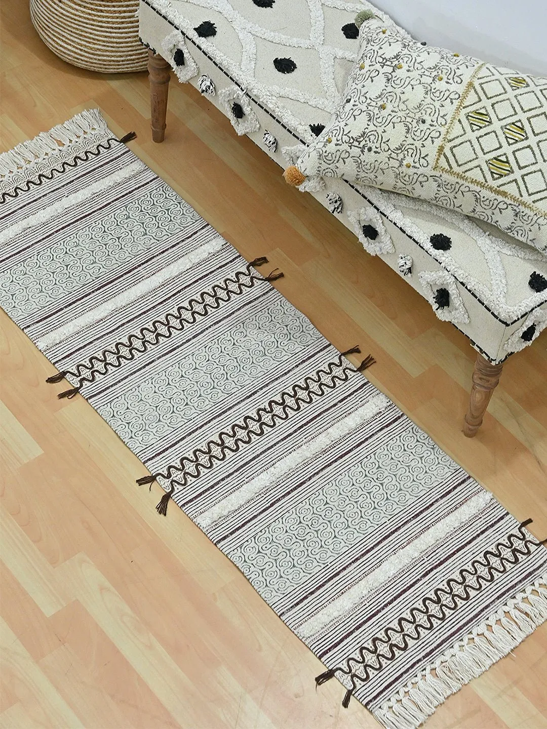 JEFFREY - BLOCK PRINTED FLOOR RUNNER