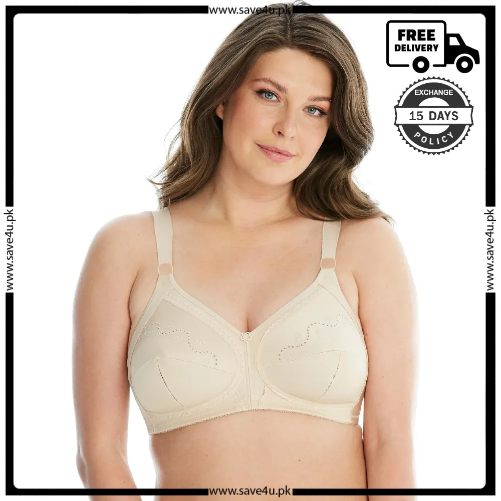 Ladies Full Coverage Comfortable Cotton Non-Padded Bra