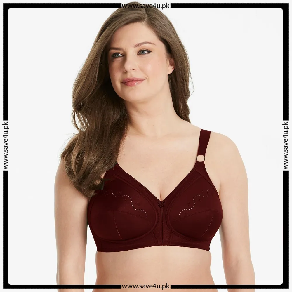 Ladies Full Coverage Comfortable Cotton Non-Padded Bra