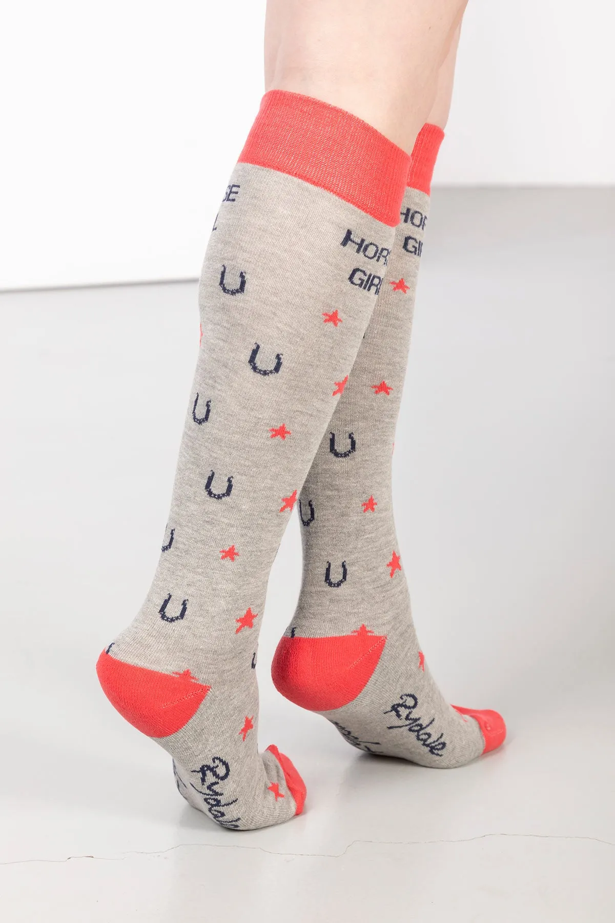 Ladies Slogan Knee Length Socks