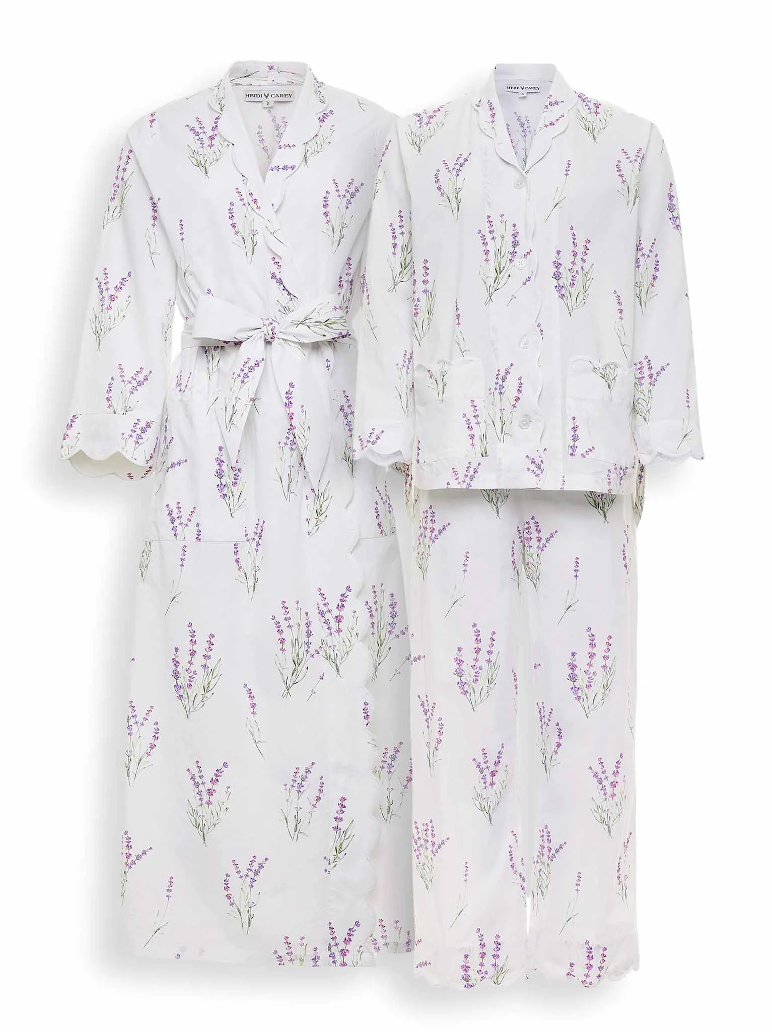 Lavender Bundle: Classic Robe   Pajamas