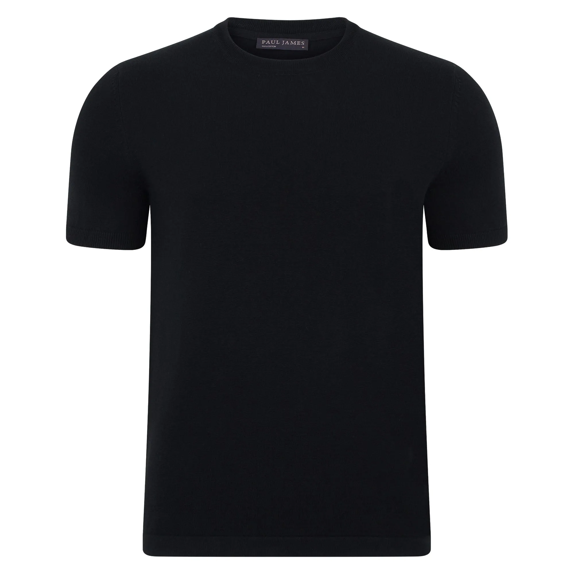 Mens Midweight Cotton Knitted T-Shirt