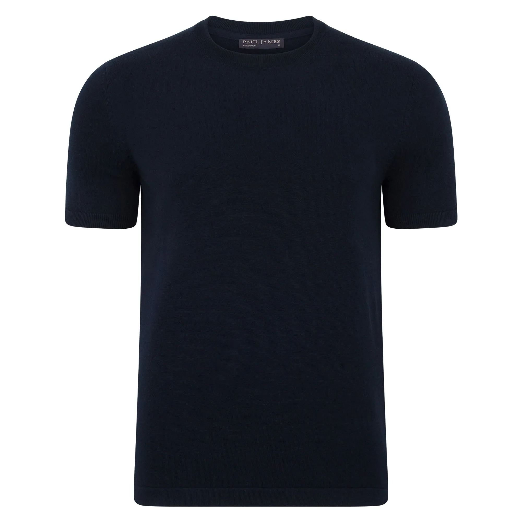 Mens Midweight Cotton Knitted T-Shirt