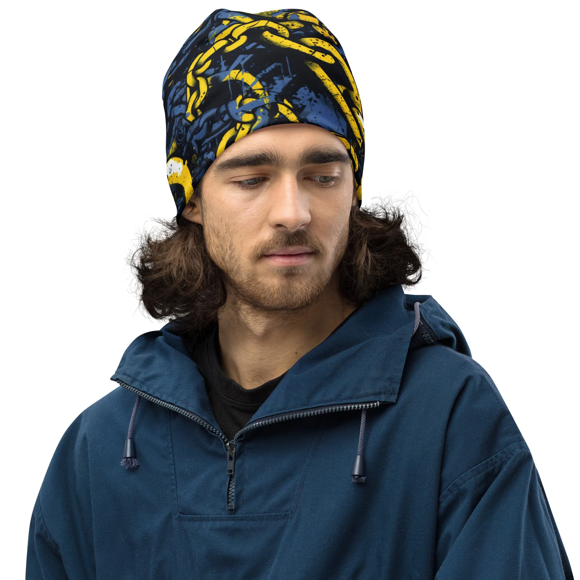 Men's Mile After Mile - Golden Chains 002 Beanie