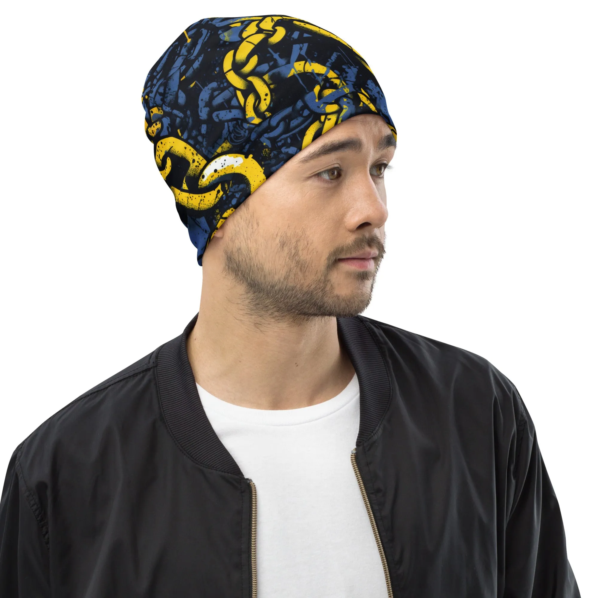 Men's Mile After Mile - Golden Chains 002 Beanie