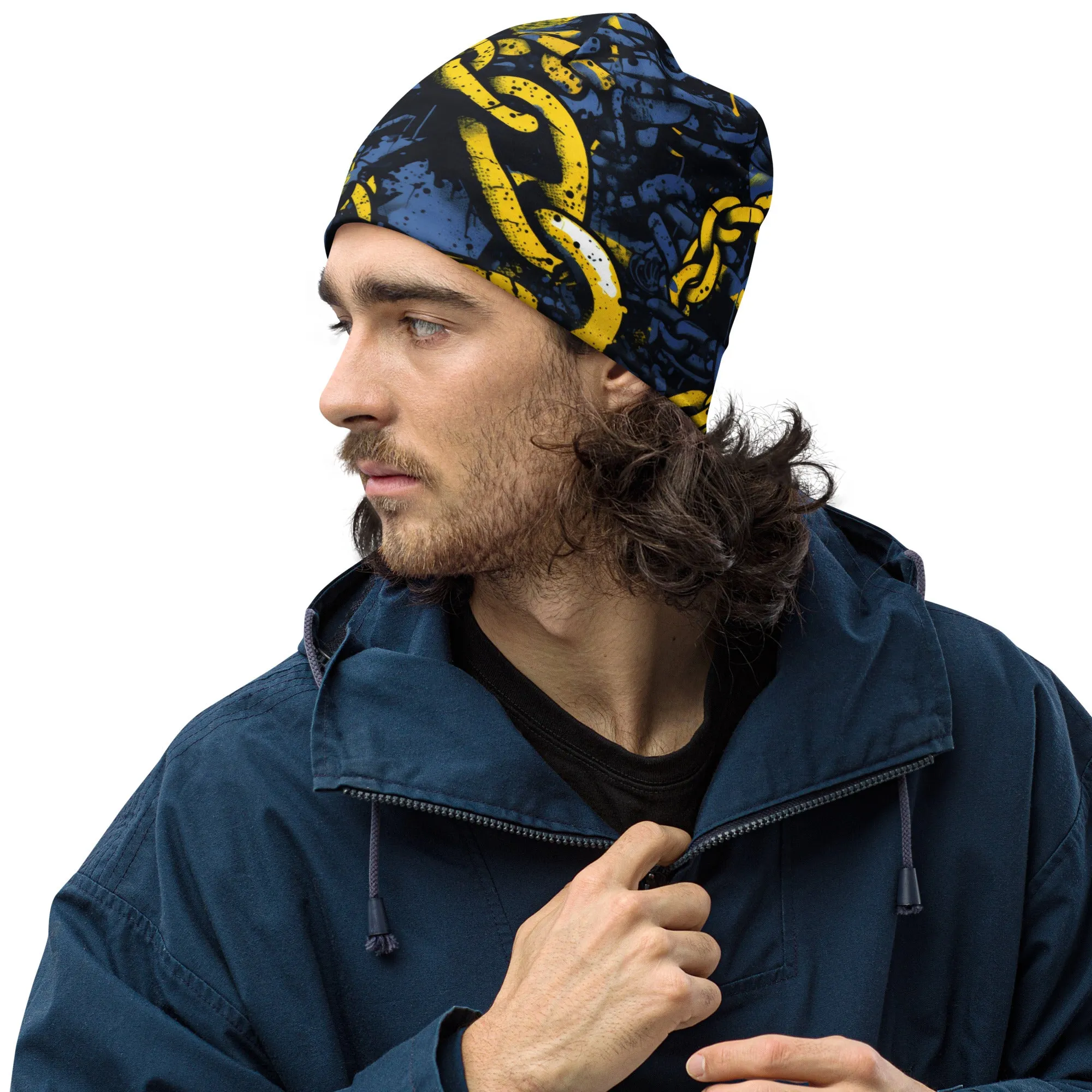 Men's Mile After Mile - Golden Chains 002 Beanie