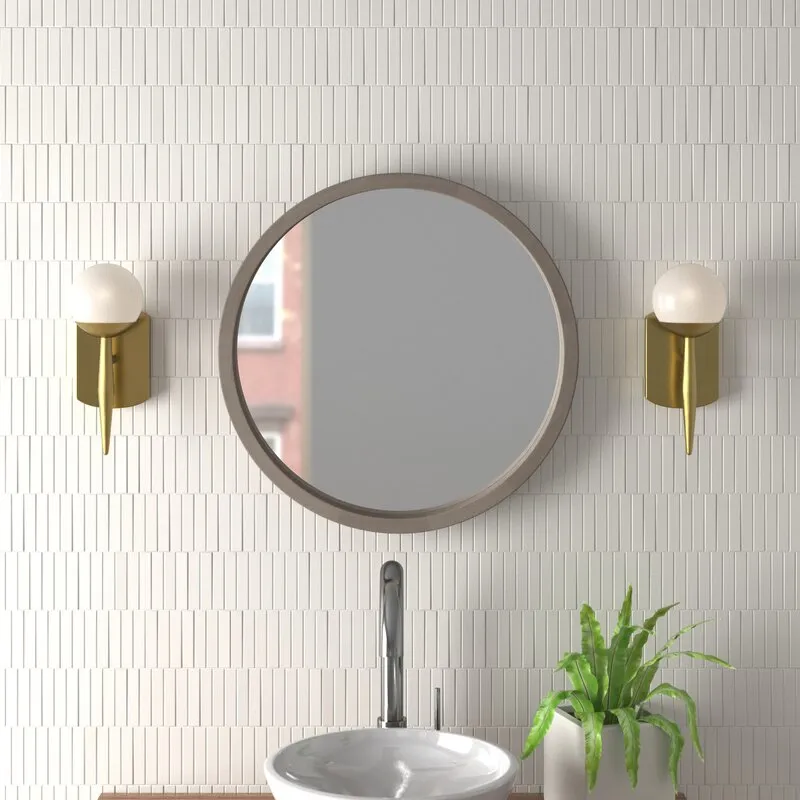 Mida Modern & Contemporary Round Accent Mirror