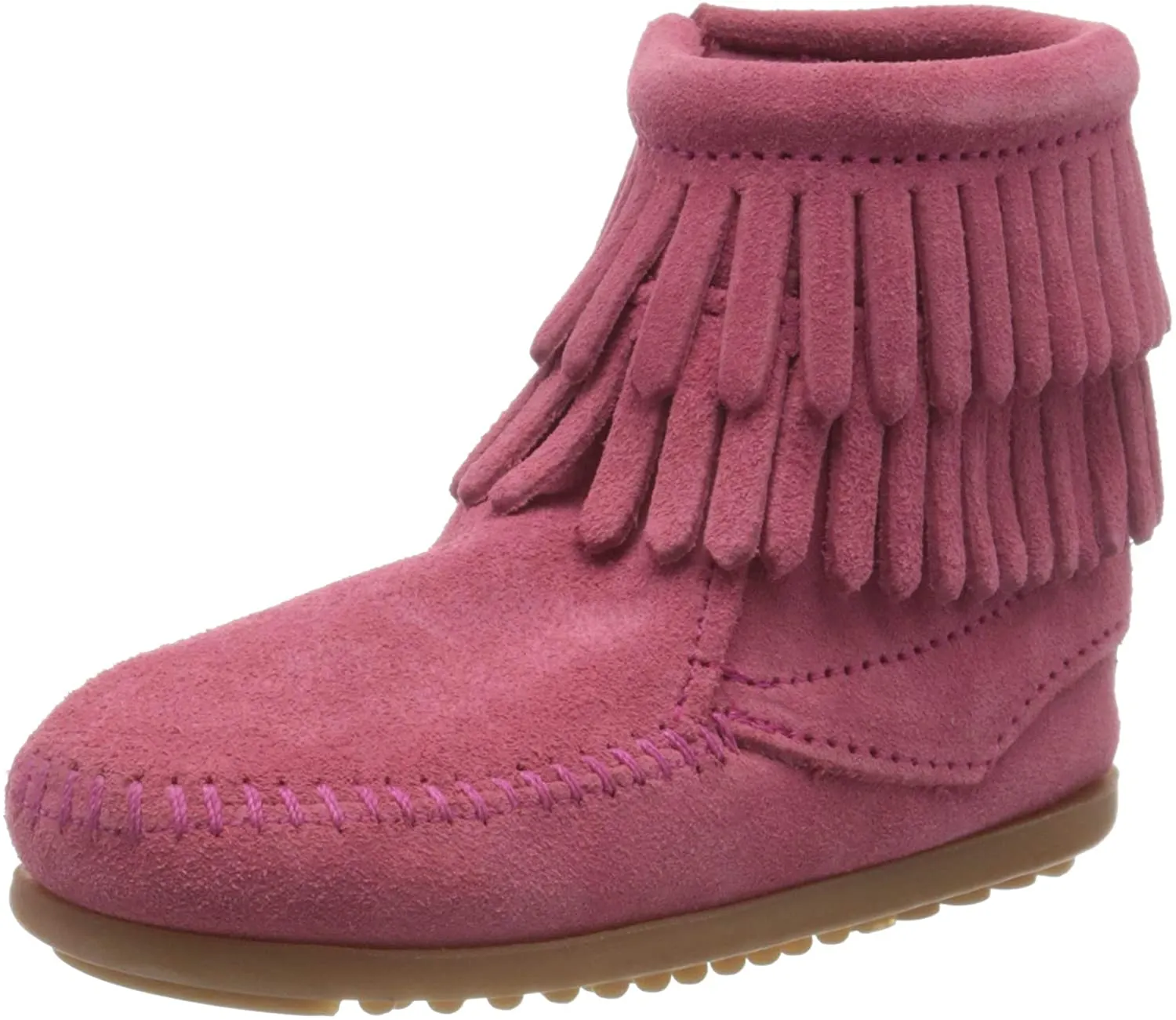 Minnetonka Child's Double Fringe Side Zip Boot