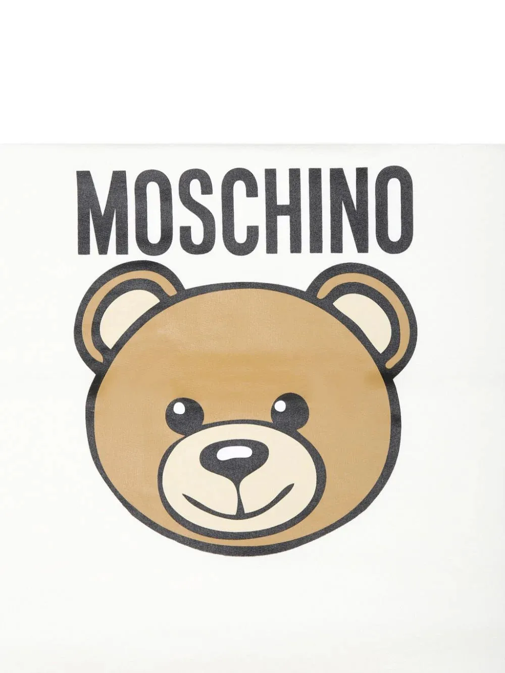 Moschino Baby Logo Print Cotton Blanket