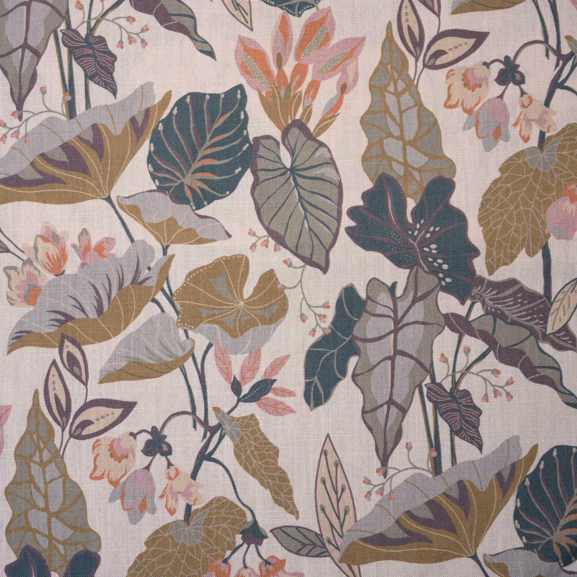 NEW - DELIA - TROPICAL PRINT UPHOLSTERY FABRIC BY THE YARD