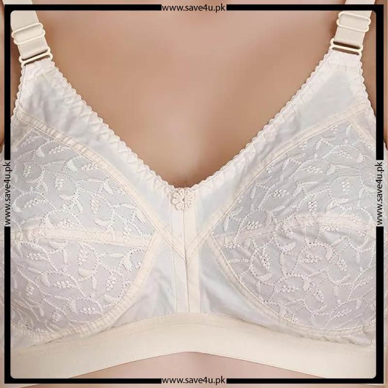 Non Padded Non Wired Embroidered Bra