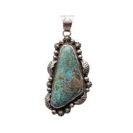 Number Eight Turquoise Pendant | K.Y