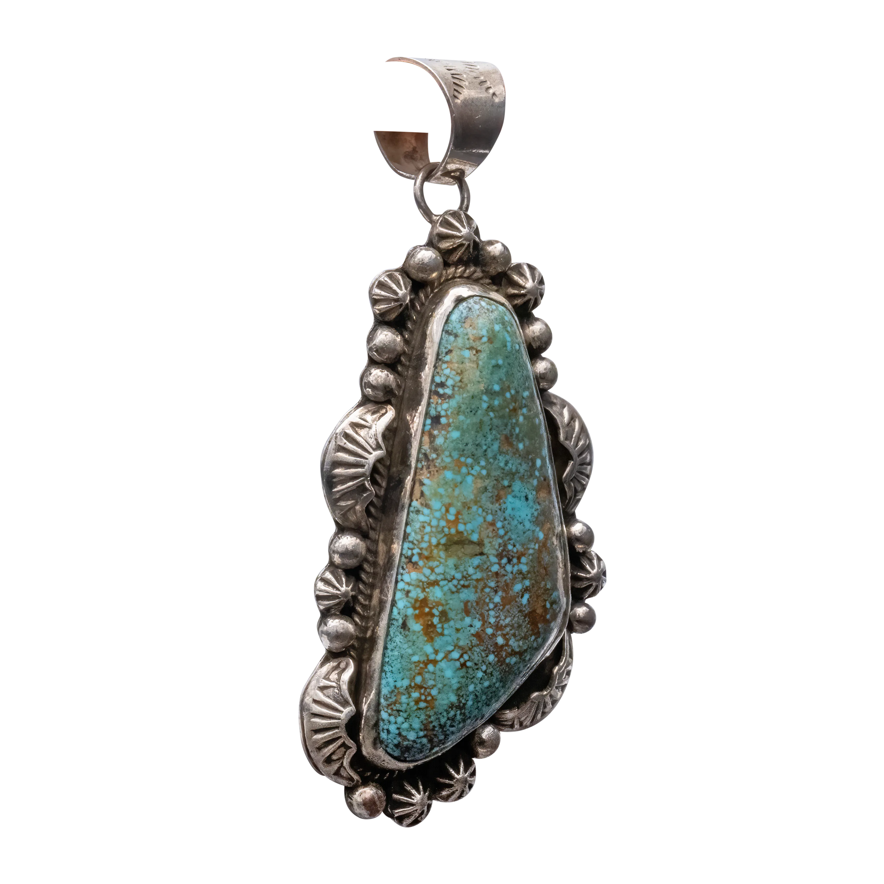 Number Eight Turquoise Pendant | K.Y