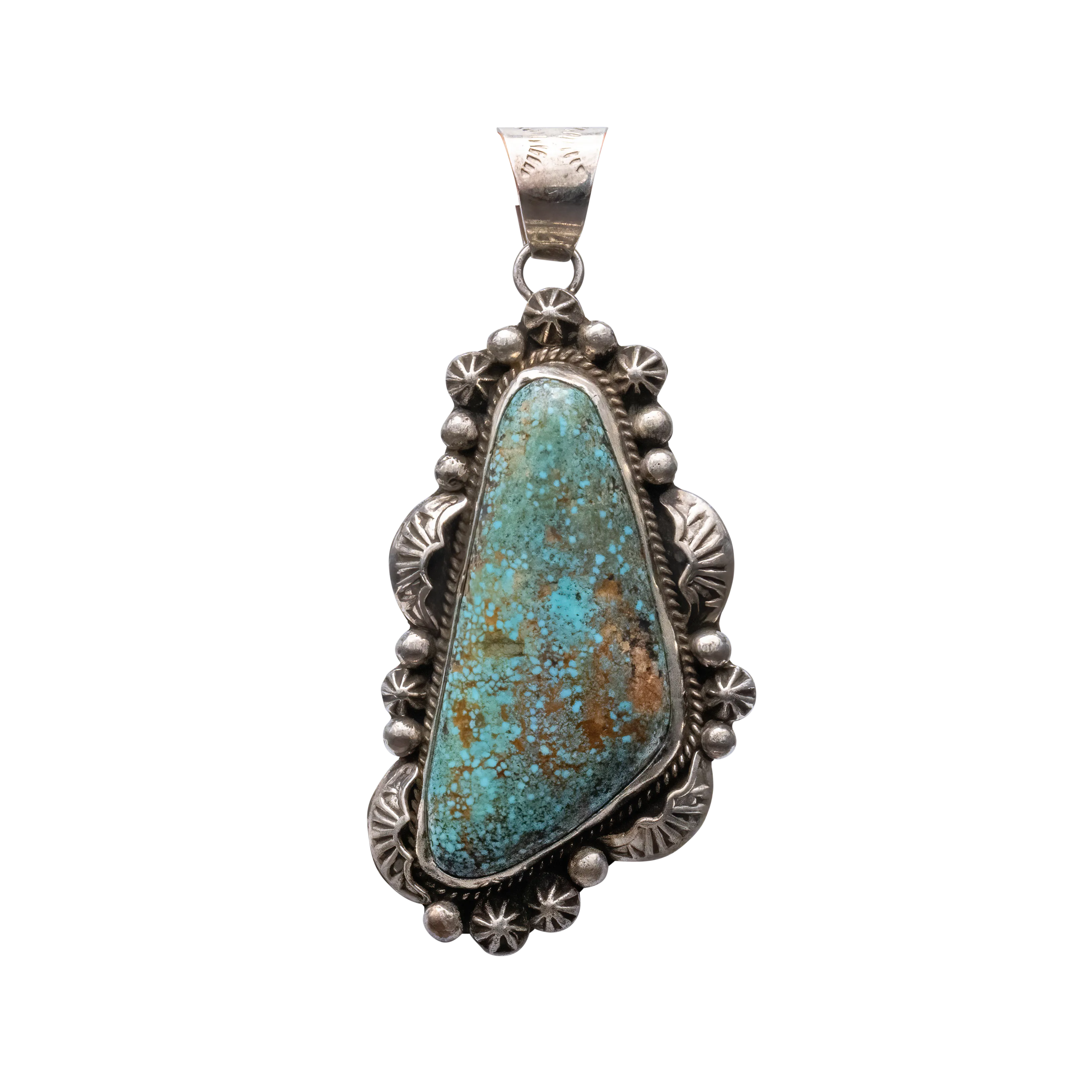 Number Eight Turquoise Pendant | K.Y