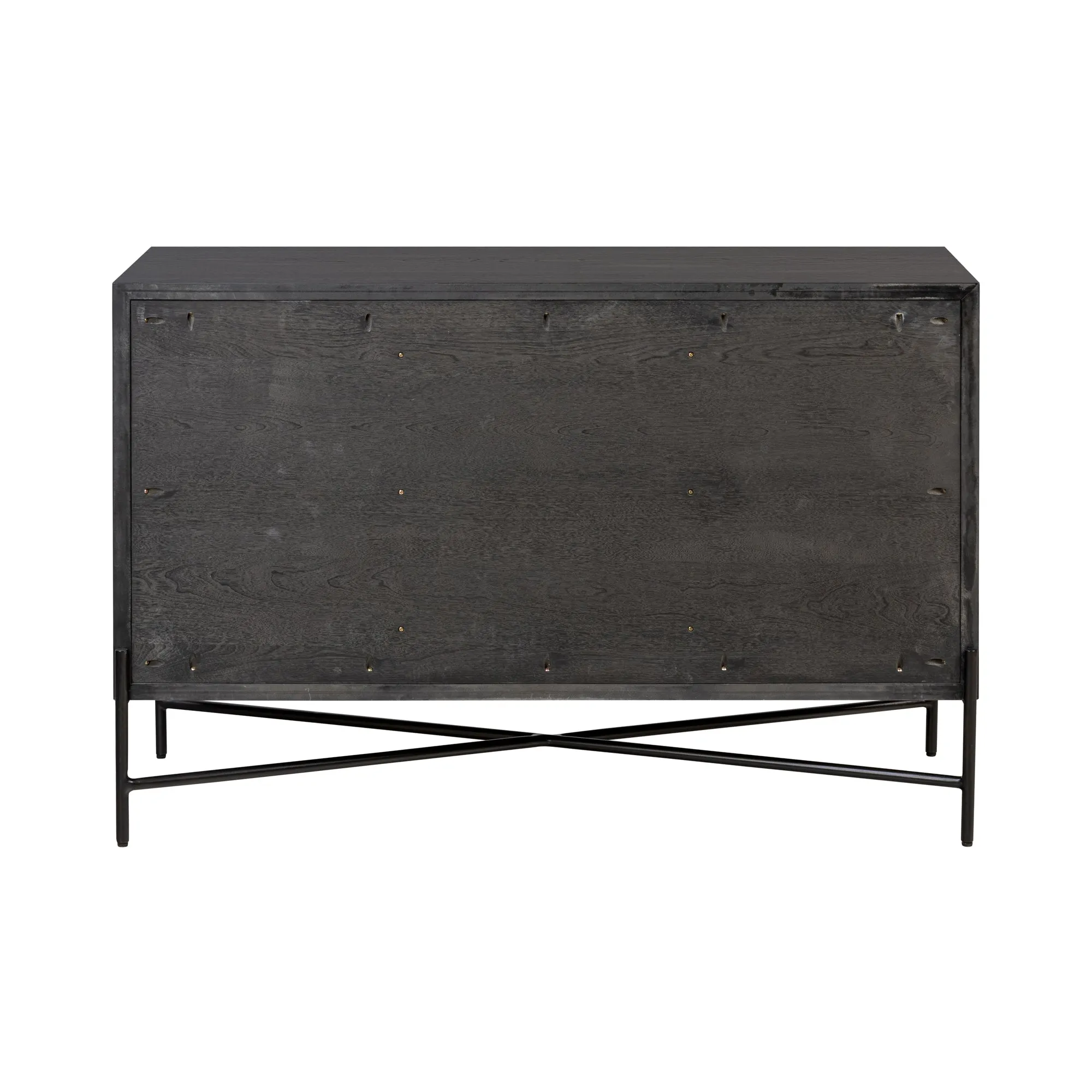 Parker 505ST48A Credenza - Black/Walnut/White Ashe/Cherry/Black Oak