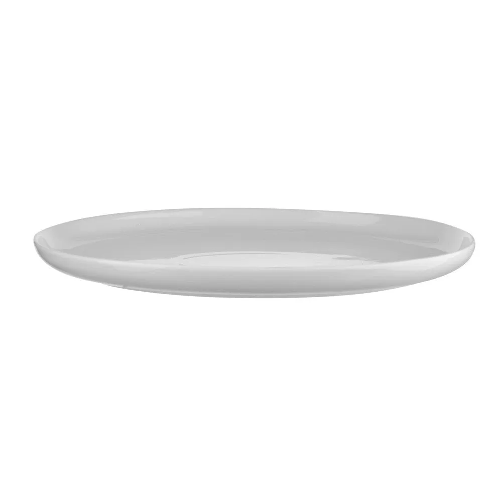 Porcelain Platter Oval White 33cm