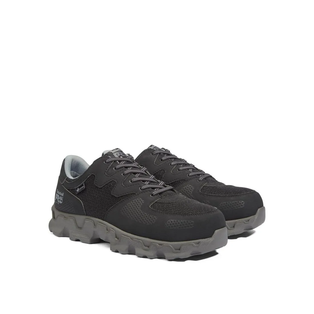 Powertrain Alloy-Toe Work Shoe Black and Grey