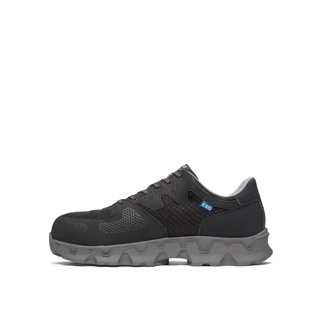 Powertrain Alloy-Toe Work Shoe Black and Grey