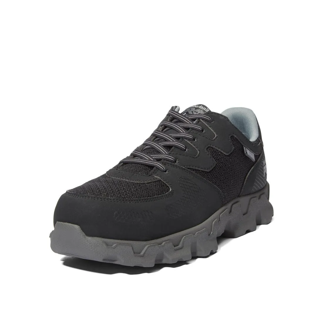 Powertrain Alloy-Toe Work Shoe Black and Grey