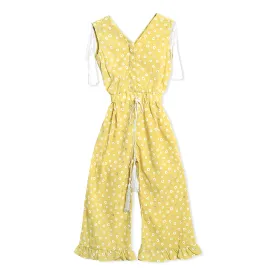 Printed Lime green Jumpsuit