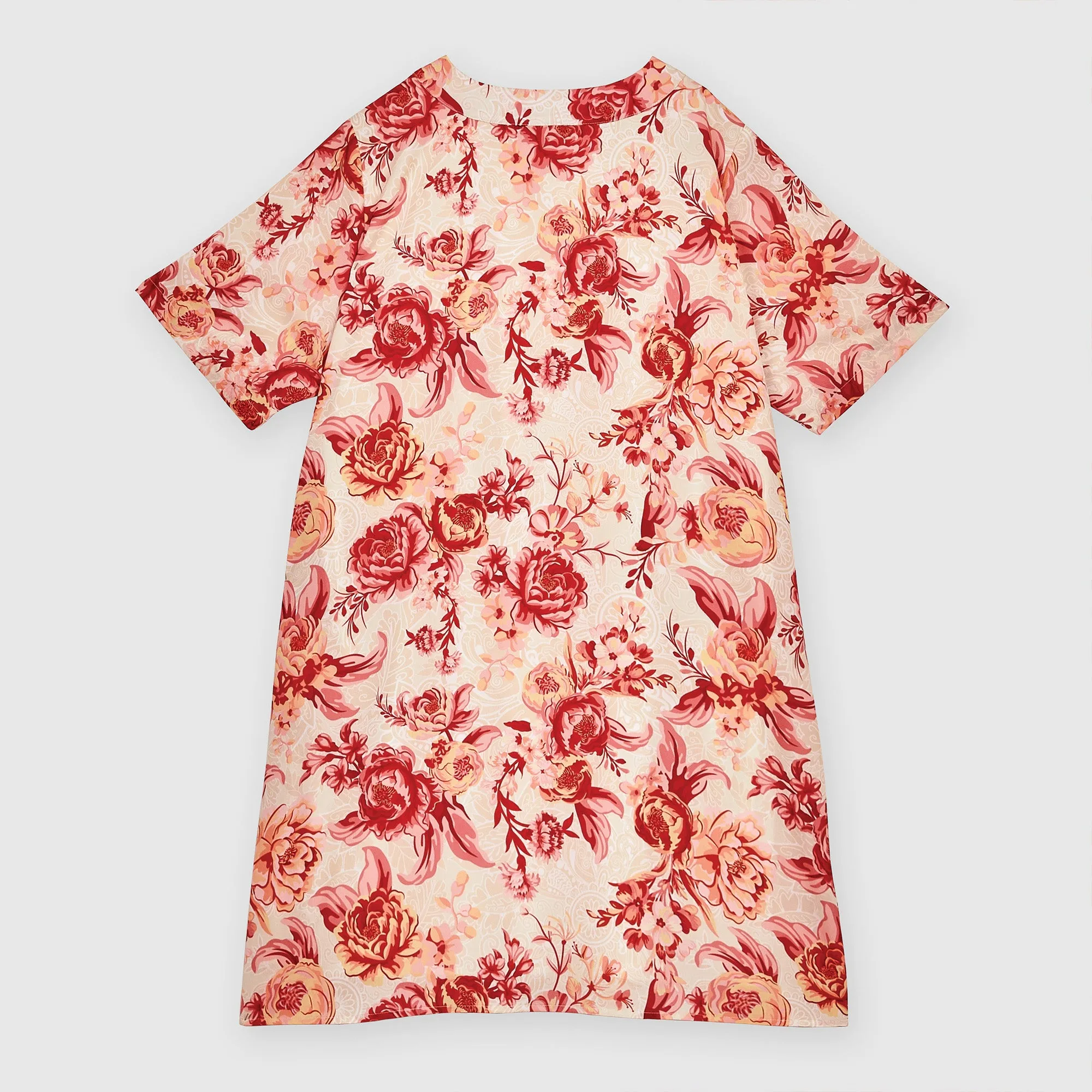 Printed Qi Pao Dress