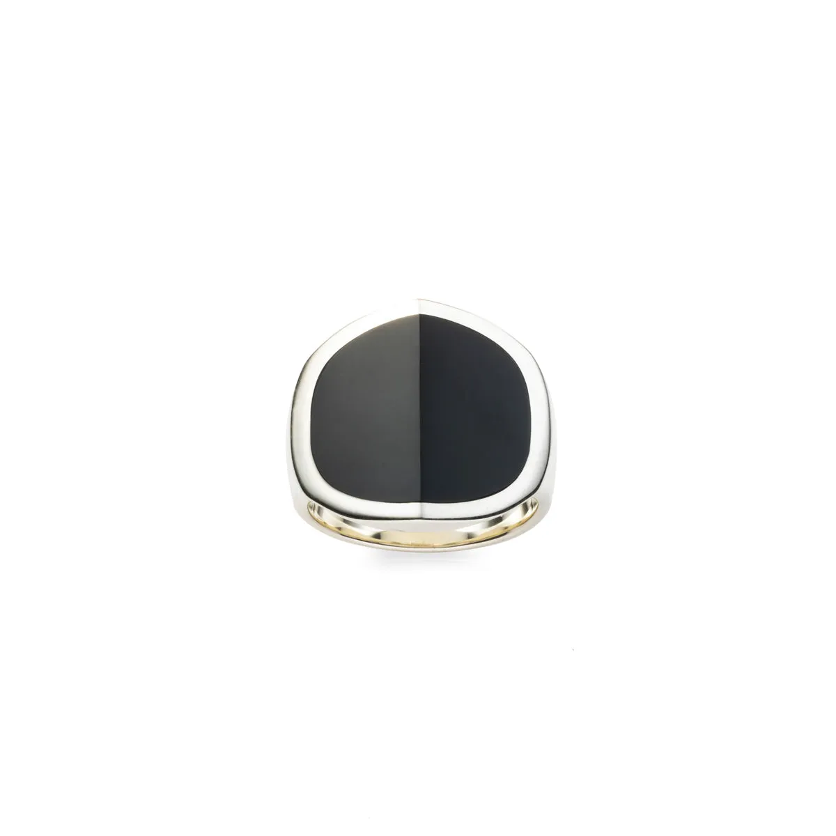 "EQUINOX"-Pyramid Onyx Ring Large size