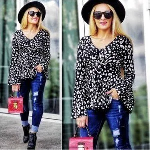 SASSY Animal Print Top