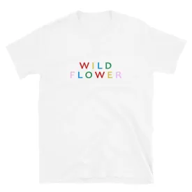 THE ESSENTIAL BOYFRIEND TEE WHITE WILD FLOWER