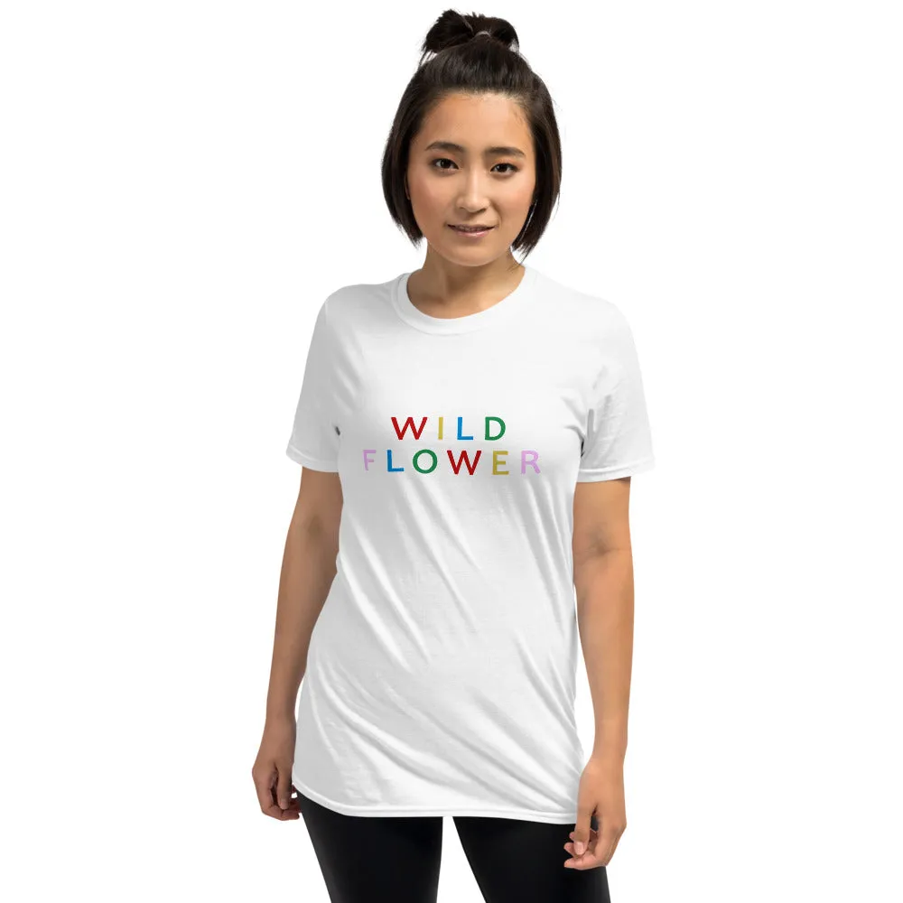 THE ESSENTIAL BOYFRIEND TEE WHITE WILD FLOWER