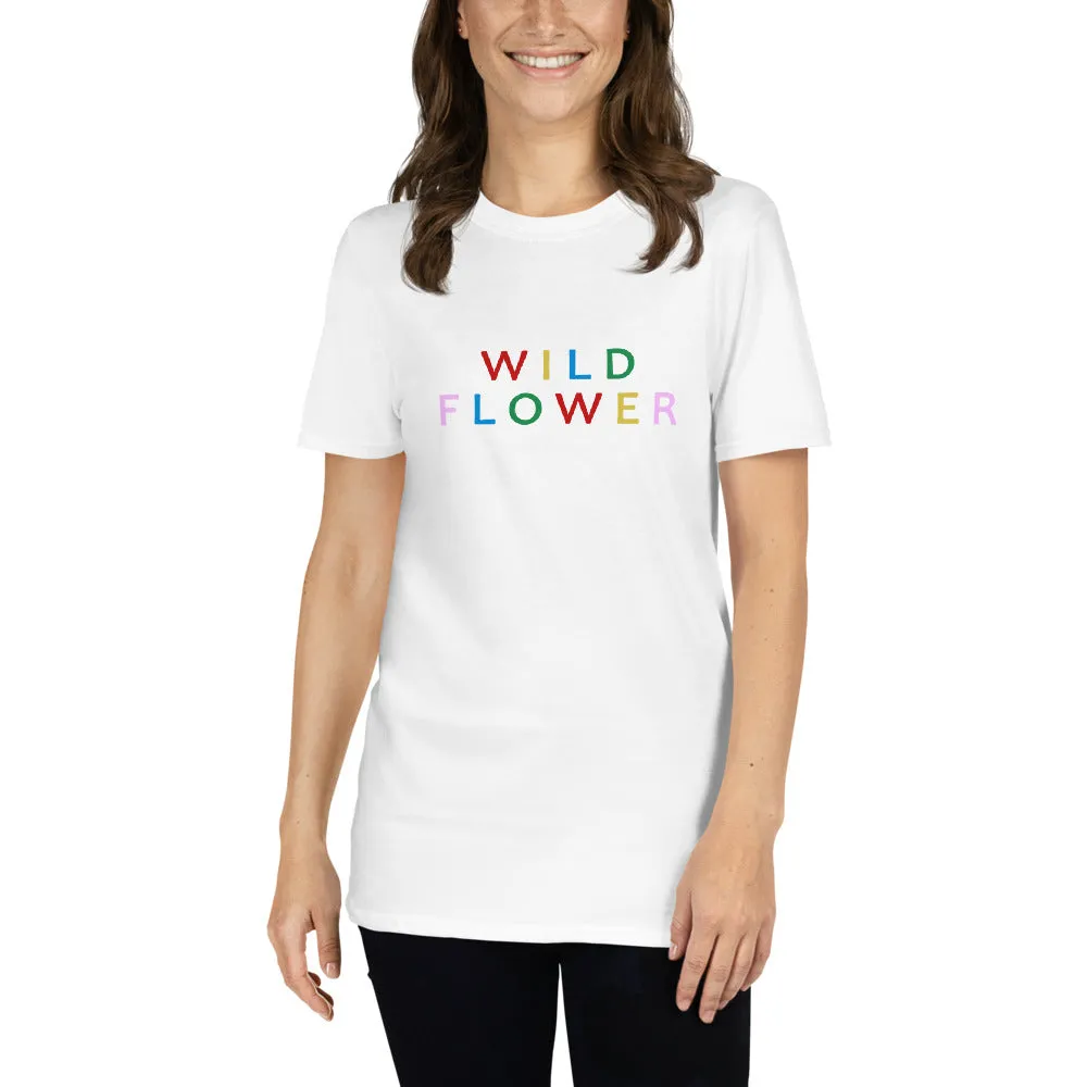 THE ESSENTIAL BOYFRIEND TEE WHITE WILD FLOWER