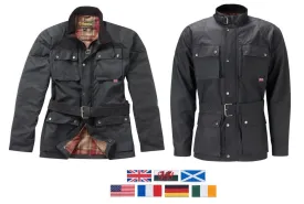 THE GRESFORD WAX COTTON MOTORCYCLE JACKET