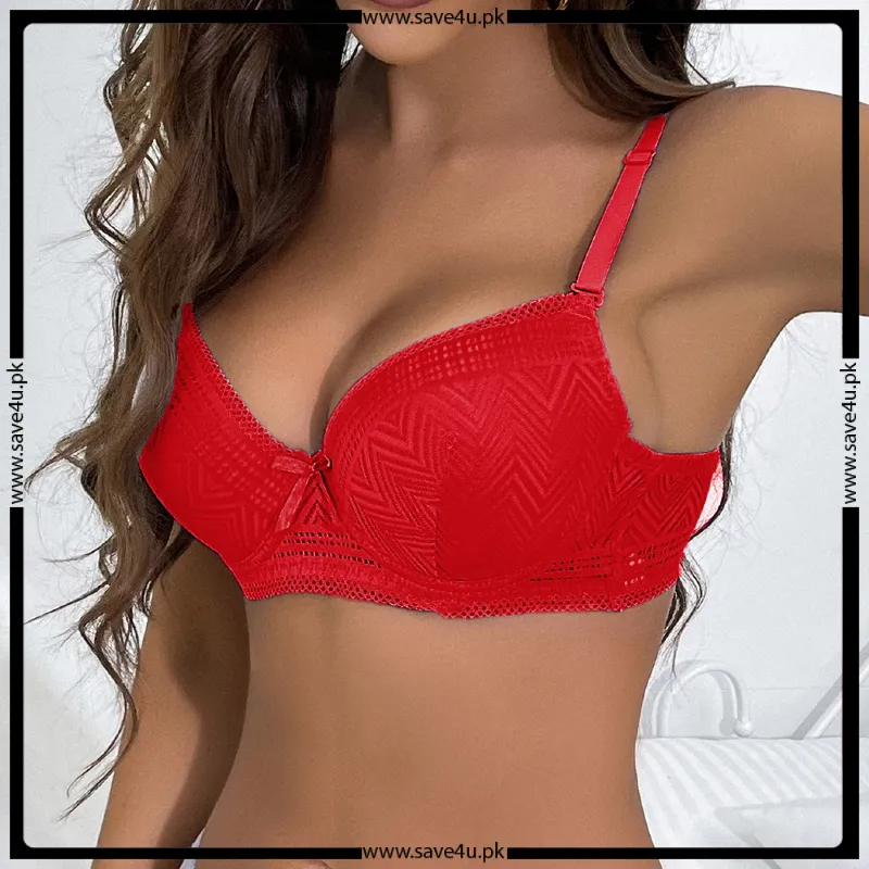 Thin Padded Underwired Soft Lace Bra