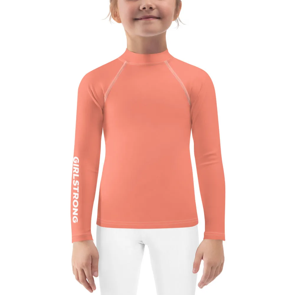 UPF 50 RASH GUARD FLORIDA GIRL ORANGE