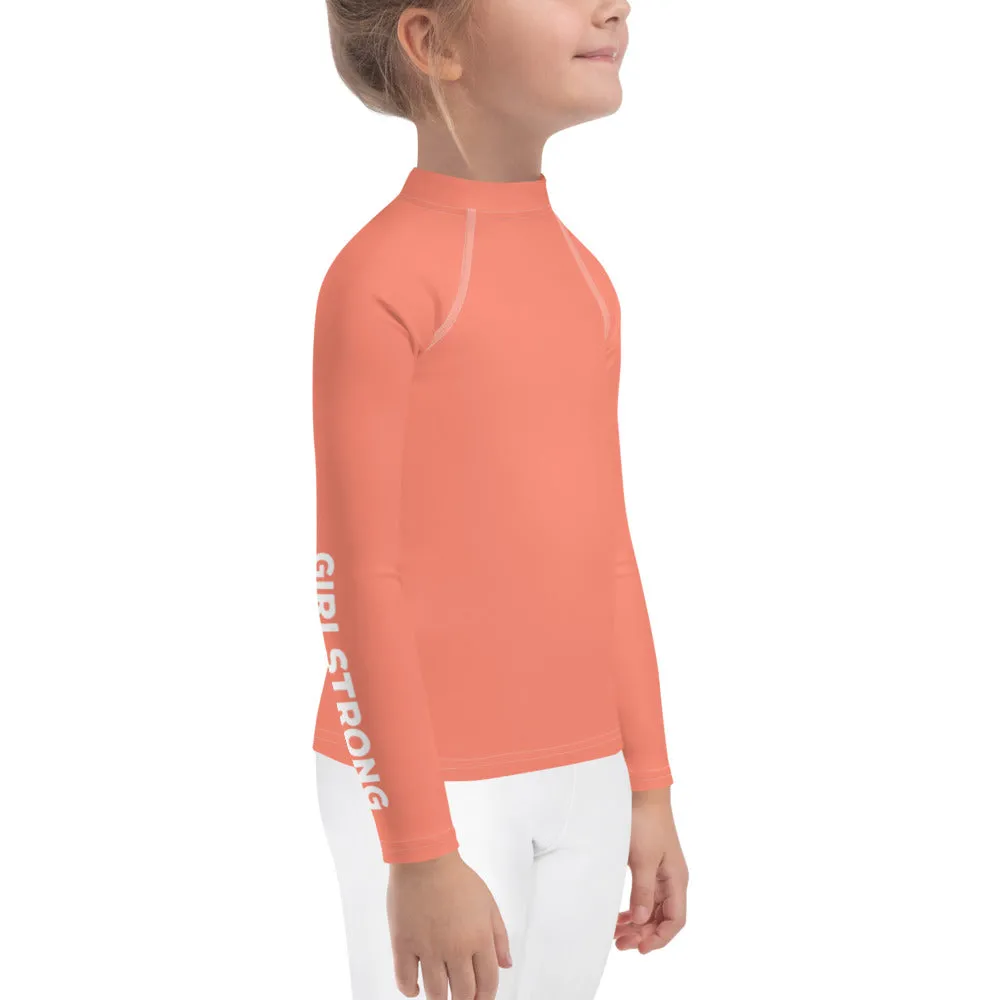 UPF 50 RASH GUARD FLORIDA GIRL ORANGE