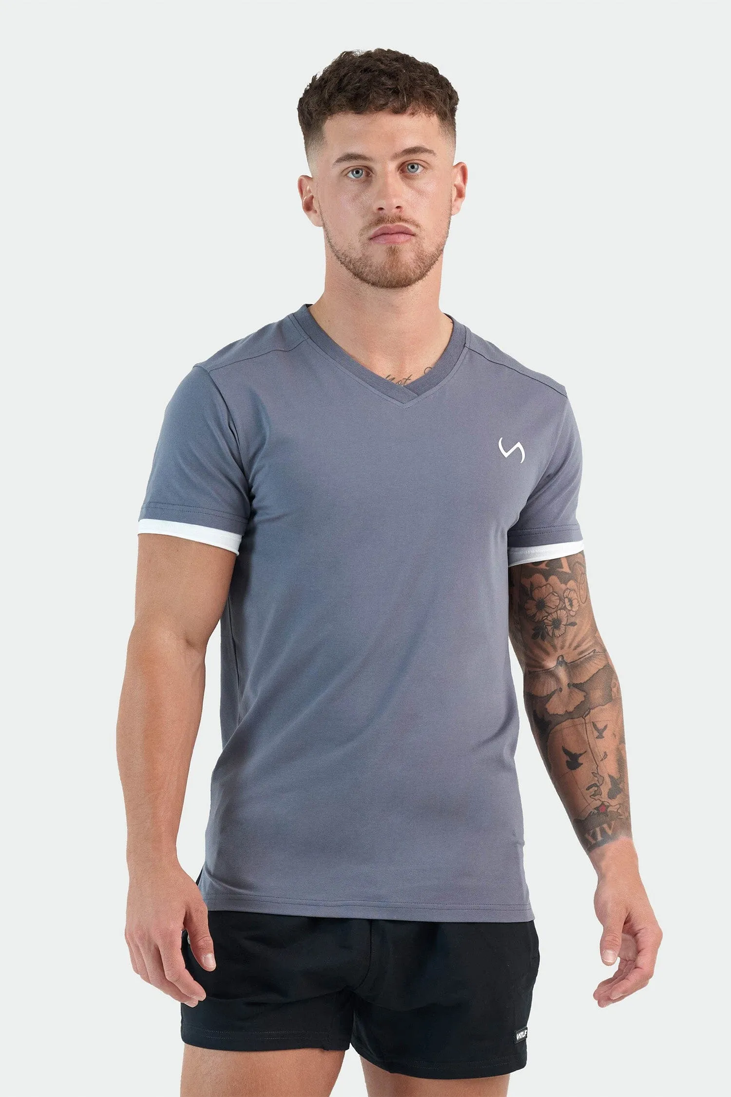 Vital Cotton Luxe V-Neck Tee