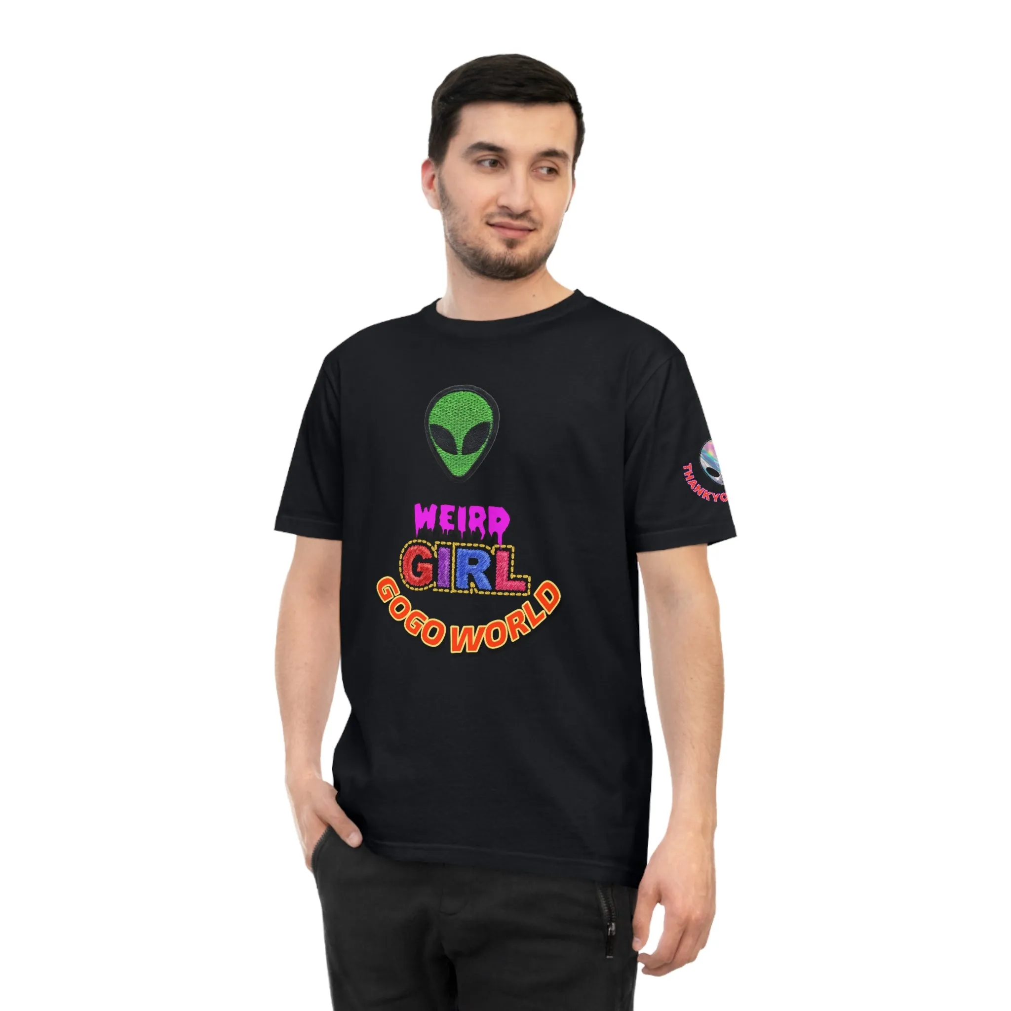 WIERD GIRL GOGOWORLD  T-shirt