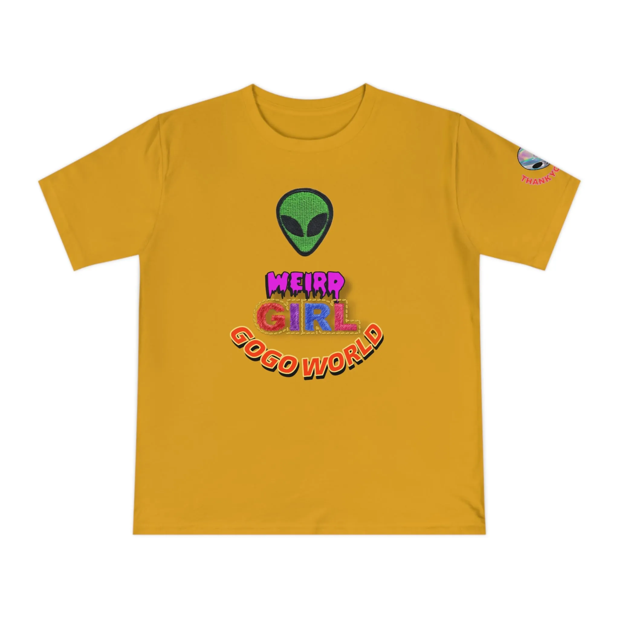 WIERD GIRL GOGOWORLD  T-shirt