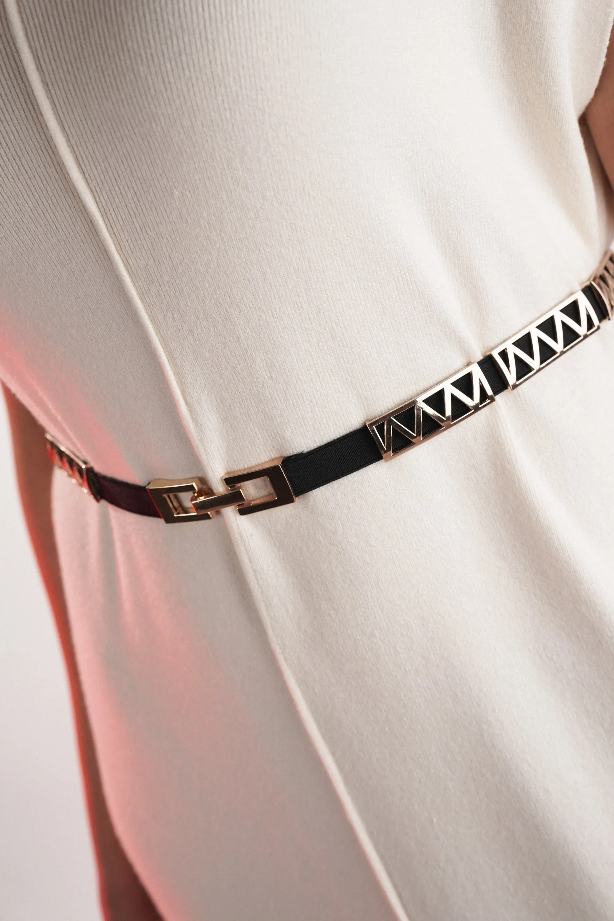 Zig Zag Elasticated Belt